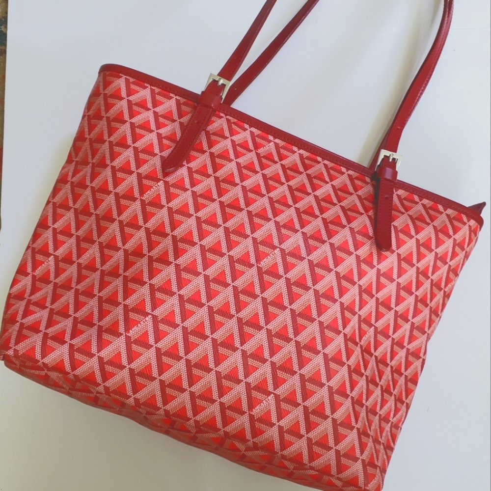 LANCASTER  ikon tote Carmin Red
